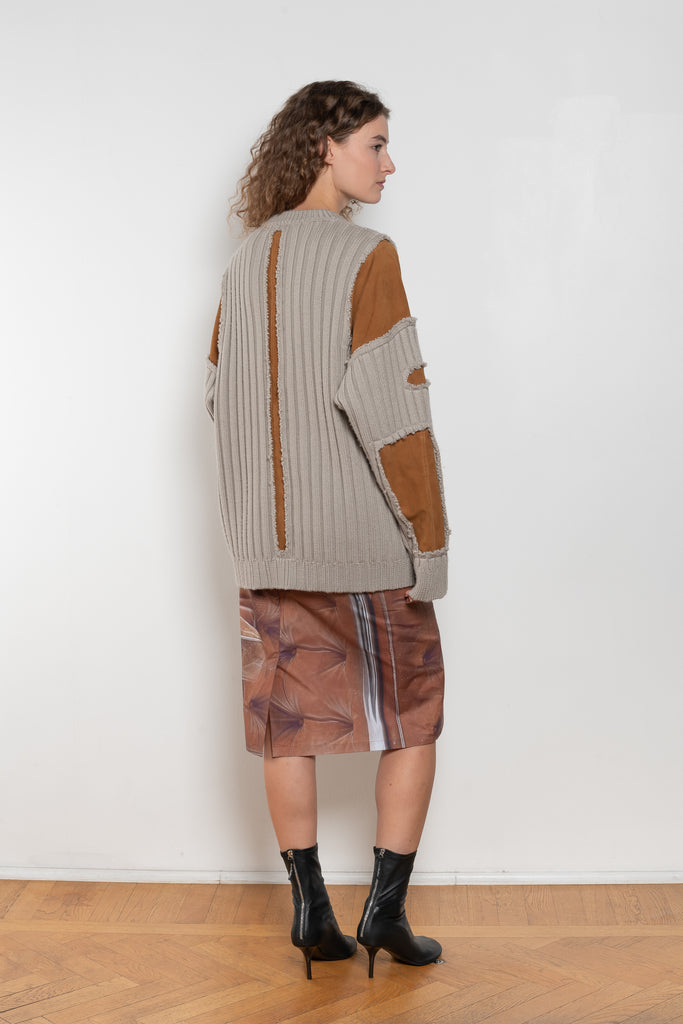 julie kegels katch leather sweatshirt