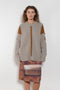 julie kegels katch leather sweatshirt