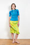The Kobi Wetsuit Top by Julie Kegels is a knitted top in scuba luxe with zipper in the front
