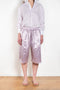The Pifty 50-50 Shorts by Julie Kegels is a satin bermuda shorts with a drawstring closure