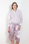 The Pifty 50-50 Shorts by Julie Kegels is a satin bermuda shorts with a drawstring closure