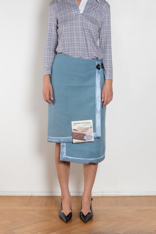 julie kegels salome wool blanket skirt