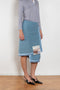julie kegels salome wool blanket skirt