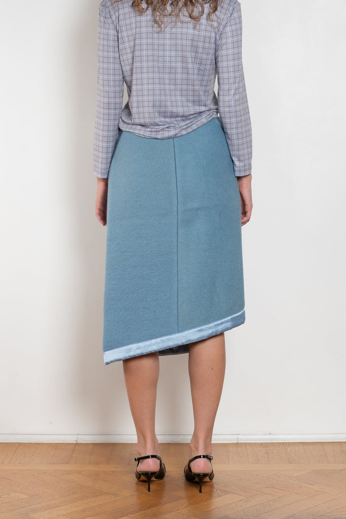julie kegels salome wool blanket skirt