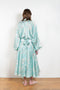 The Susan Circle Skirt by Julie Kegels is a silk midi skirt with contrasting waistband
