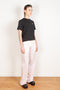 low rise tailored trousers pink coperni