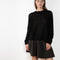 The Amabel Sweater by Lisa Yang is crafted in featherlight silk cashmere with a sheer, airy hand.