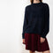 The Amabel Sweater by Lisa Yang is crafted in featherlight silk cashmere with a sheer, airy hand.