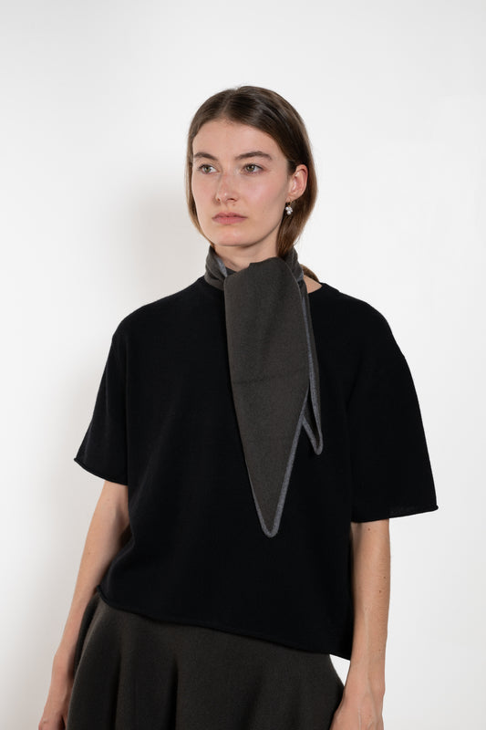 The Chelsea Scarf by Lisa Yang knotted or wrapped nonchalantly around your neck, Lisa Yang's 'Chelsea' scarf can be worn a myriad of ways.