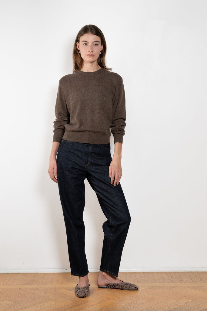 The Greer Sweater by LISA YANG is knitted to a timeless expression in our staple mid-weight cashmere.