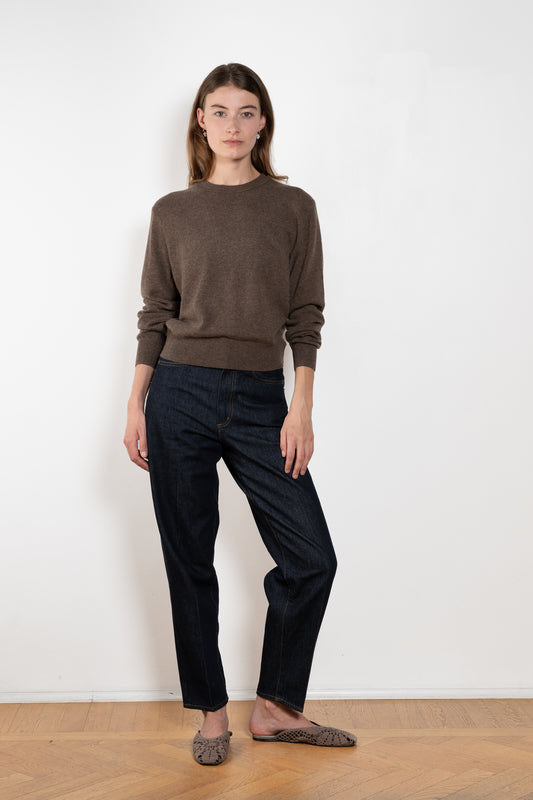 The Greer Sweater by LISA YANG is knitted to a timeless expression in our staple mid-weight cashmere.