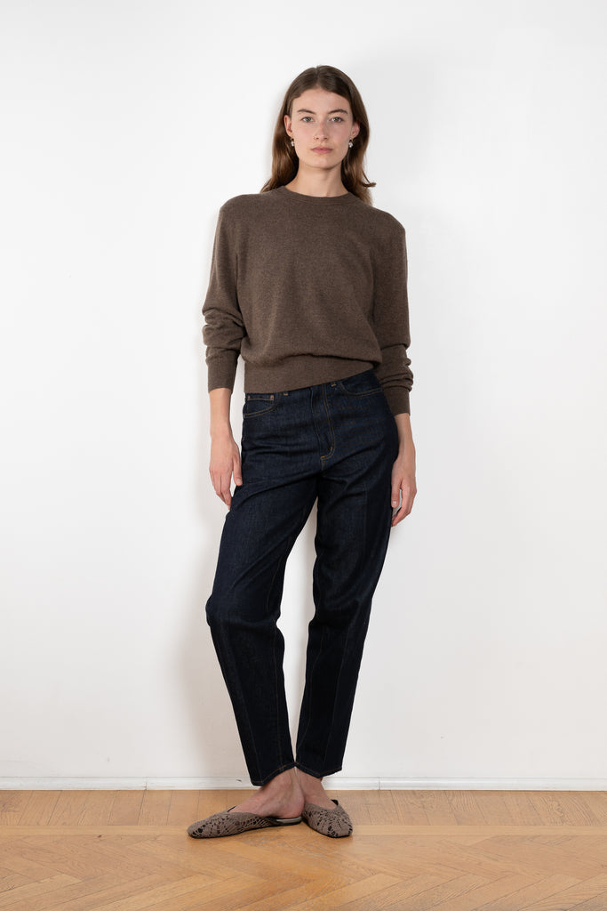 The Greer Sweater by LISA YANG is knitted to a timeless expression in our staple mid-weight cashmere.