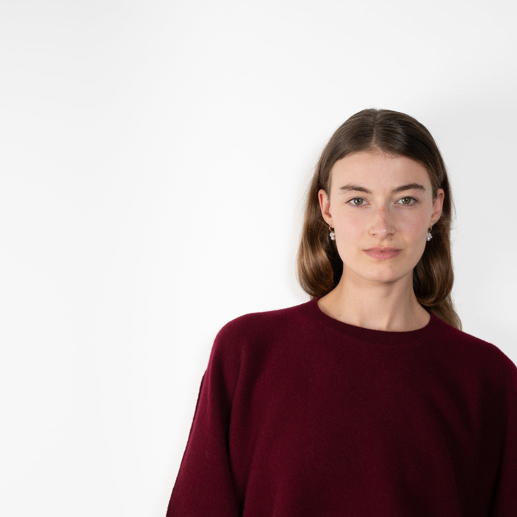 The Haily Sweater by LISA YANG is crafted in double face cashmere for structure and shape. 