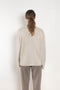 The Kristy Sweater by Lisa Yang is a 5 gauge cashmere relaxed knit with a longline silhouette and crewneck crafted in a heavy knit cashmere with a textured hand feel