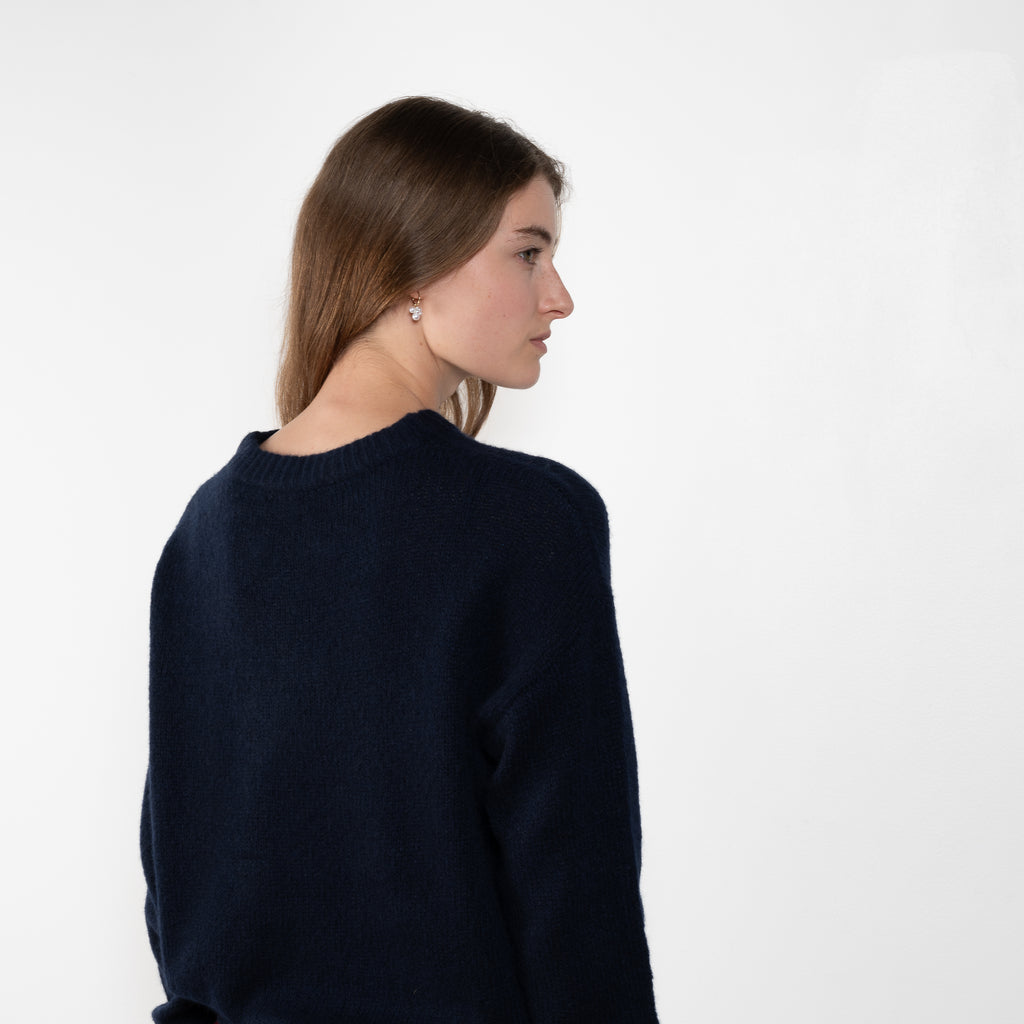 The Lova Sweater by LISA YANG is knitted in our featherlight silk cashmere composition characterised by its delicate hand