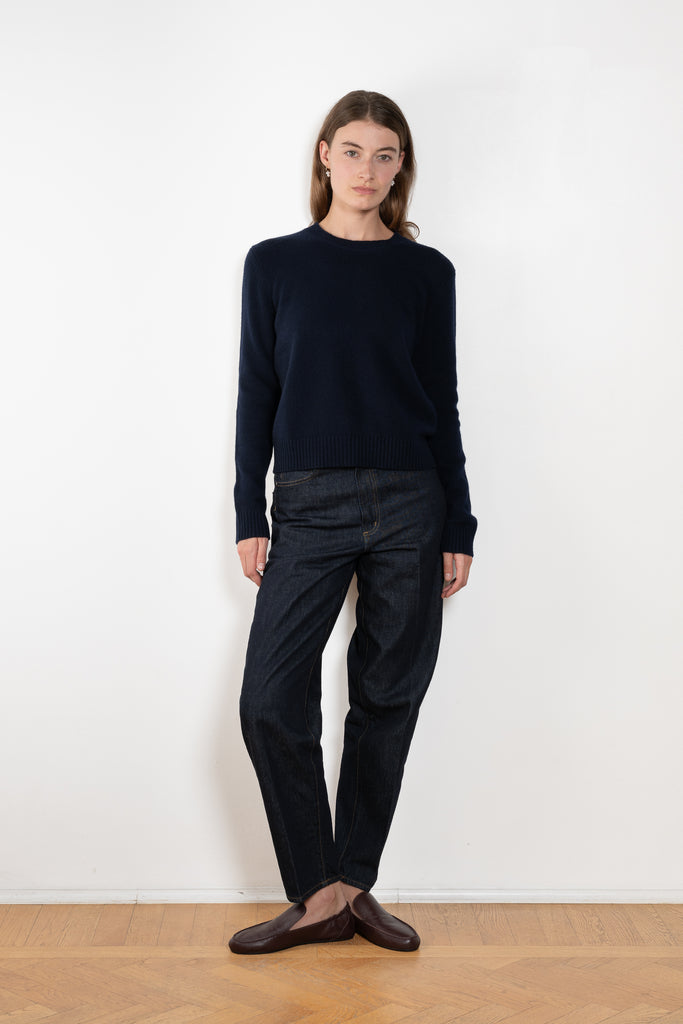 The Mable Sweater by Lisa Yang is crafted in transitional, mid-weight cashmere to an understated expression