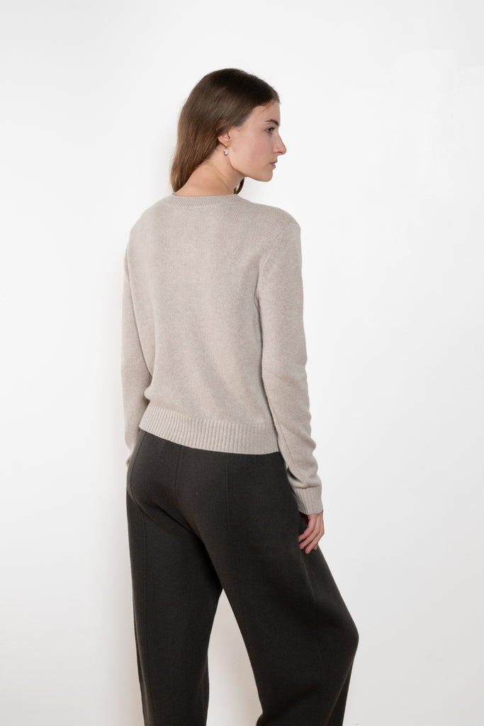 The Mable Sweater by Lisa Yang is crafted in transitional, mid-weight cashmere to an understated expression