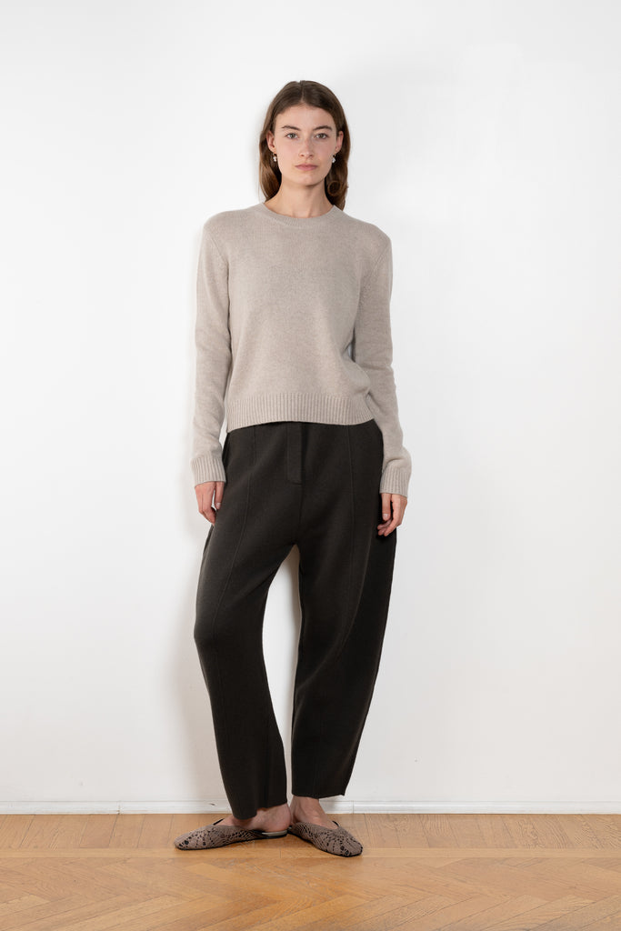 The Mable Sweater by Lisa Yang is crafted in transitional, mid-weight cashmere to an understated expression