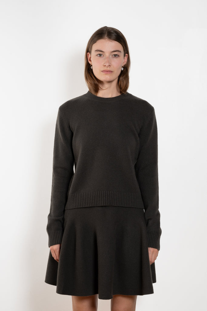 The Mable Sweater by Lisa Yang is crafted in transitional, mid-weight cashmere to an understated expression