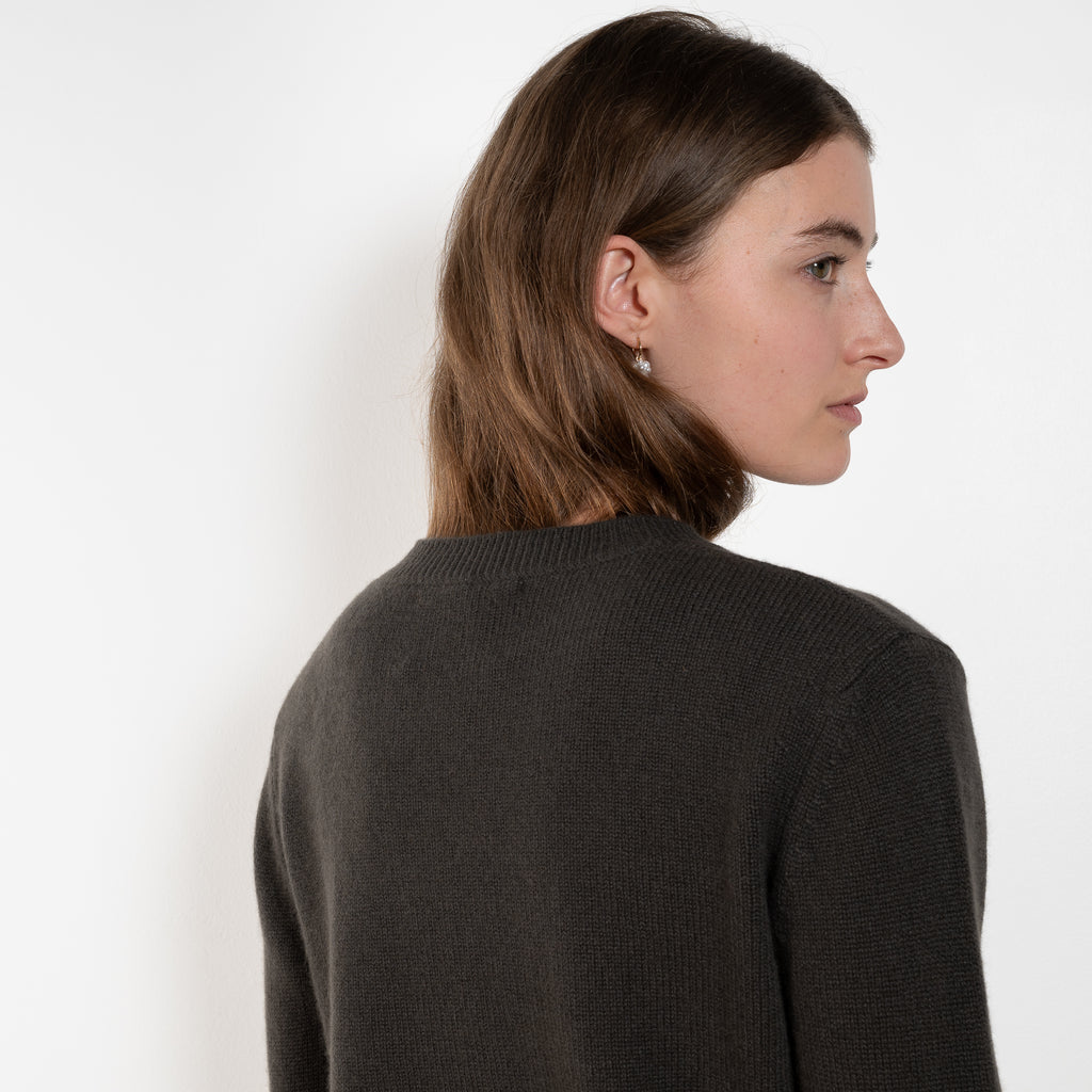 The Mable Sweater by Lisa Yang is crafted in transitional, mid-weight cashmere to an understated expression