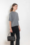 The Rubie Tee by Lisa Yang is a fine knit cashmere t-shirt with a classic round neck