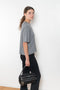 The Rubie Tee by Lisa Yang is a fine knit cashmere t-shirt with a classic round neck