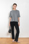 The Rubie Tee by Lisa Yang is a fine knit cashmere t-shirt with a classic round neck