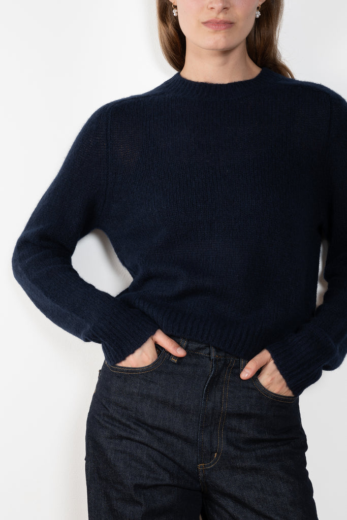The Solene Sweater by Lisa Yang&nbsp;is crafted in textured silk cashmere with a light and lofty hand feel