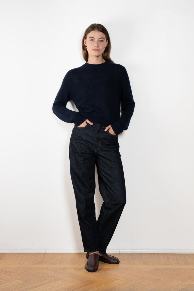 The Solene Sweater by Lisa Yang&nbsp;is crafted in textured silk cashmere with a light and lofty hand feel