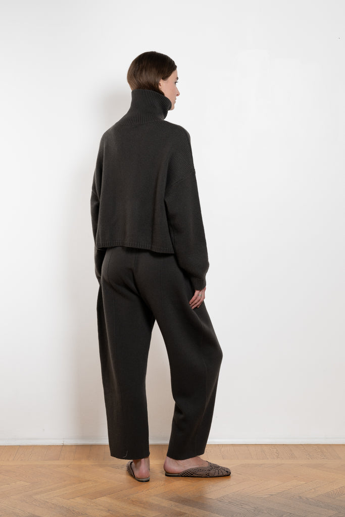 The Wrenda Trousers by Lisa Yang are crafted in our signature knitted double face cashmere
