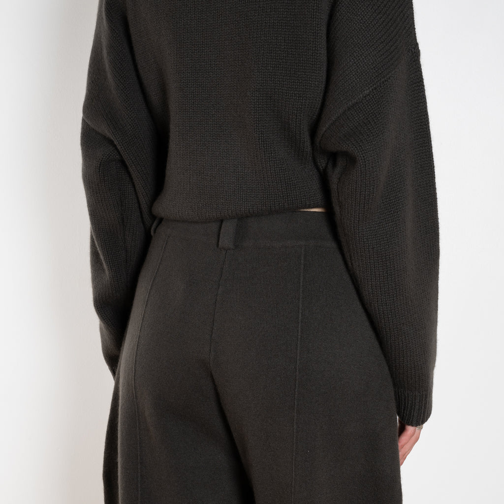 The Wrenda Trousers by Lisa Yang are crafted in our signature knitted double face cashmere