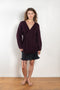 The Laurina Wrap Cardigan is a refined and feminine cashmere knit wrap cardigan with a tied waist