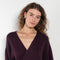 The Laurina Wrap Cardigan is a refined and feminine cashmere knit wrap cardigan with a tied waist