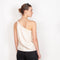 The Adiran Top&nbsp; by Loulou Studio is a one shoulder twist silk top