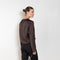 The Azae Blouse by Loulou Studio is a refined silk twill blouse with a draped detail and hardware embellishment
