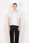 The Basiluzzo Tee by Loulou Studio is a loose boxy round neck t-shirt
