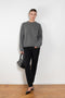 The Malka Trouser by Loulou Studio is a slightly fitted trouser with a low waistband