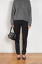 The Malka Trouser by Loulou Studio is a slightly fitted trouser with a low waistband