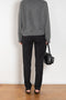 The Malka Trouser by Loulou Studio is a slightly fitted trouser with a low waistband
