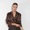 The Persia Top by Loulou Studio is an elegant top with shirting inspired details in a viscose and wool satin