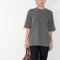 The Raven Sweater by Loulou Studio is a short sleeved loose sweater in a soft yak and wool blend