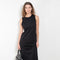 The Rayna Dress by Loulou Studio is a cotton jersey maxi dress with a cross knot detail on the back