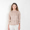 The Siara Top by Loulou Studio is a silk linen organza top with an airy back pleat