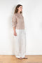 The Siara Top by Loulou Studio is a silk linen organza top with an airy back pleat