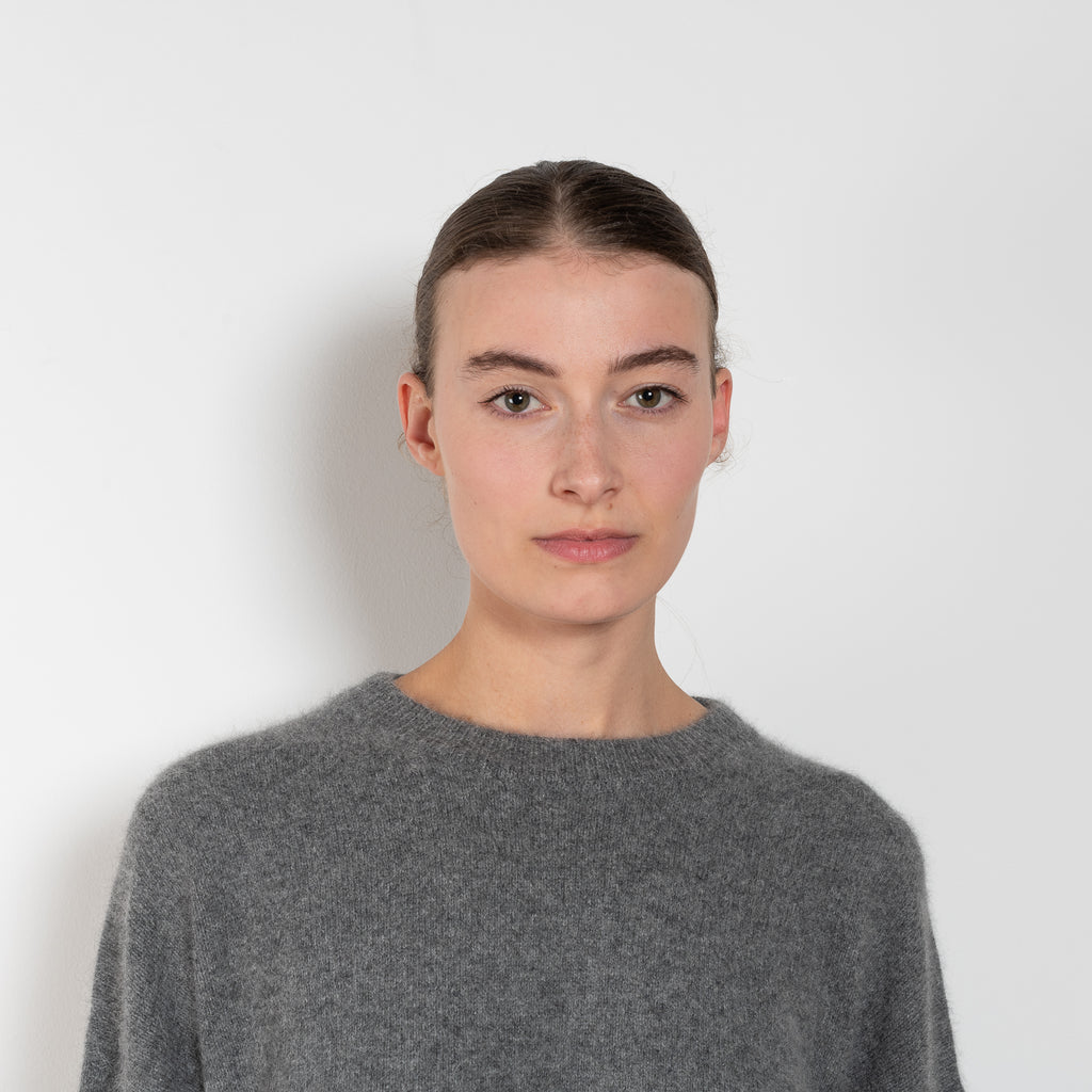 The Tristan Sweater by Loulou Studio is a sweater with a relaxed fit in a soft yak and wool blend