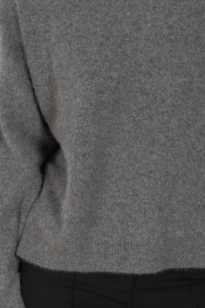 The Tristan Sweater by Loulou Studio is a sweater with a relaxed fit in a soft yak and wool blend