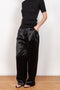 The Vione Pants by Loulou Studio is a silk blend trouser with pleated front detailing