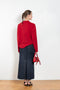 The Baltra Sweater by Loulou Studio is a cashmere sweater with an ample fit and ribbed trims