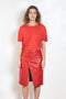 The Ezra Tee by Loulou Studio is a loose fit top, with a relaxed fit in a soft wool and viscose blend