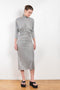 The Jersey Dress by Meryll Rogge is a long sleeve dress with a sensual deep V open back in a soft and flowy jersey